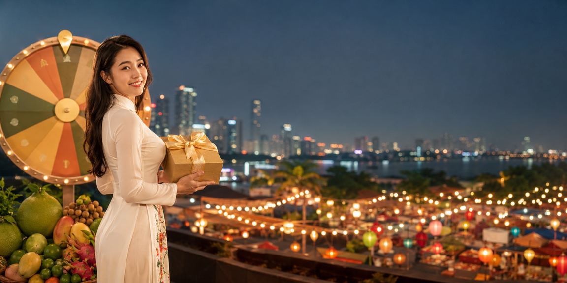 Chợ đêm ven sông Mekong với trò chơi may rủi truyền thống, phản ánh văn hóa giải trí miền Tây